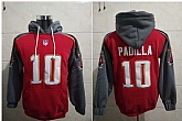 Nike Buccaneers 10 Padilla Red All Stitched Hooded Sweatshirt,baseball caps,new era cap wholesale,wholesale hats